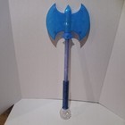 Medieval Times Battle Axe Light Up Multicolor Weapon Battery Operated 21  Works