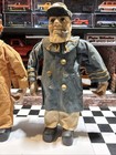 Vintage Captain And Sailor Nautical Figure Maritime Folk Art Fisherman