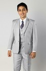 Boys 5 Piece Suit Kids Formal Dress Toddler Suits Outfit Set With Vest Tie Shirt