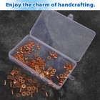 154pcs Copper Rivets For Leather 12 Smooth Leather Rivets Without Pattern Pure
