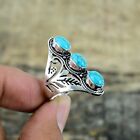 Santa Rosa Turquoise 925 Silver Gemstone Handmade Ring Jewelry Ring Size 8 rr-2