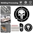 Punisher Skull Derby Timing Timer Cover For Harley Iron Sportster Xl Xr 883 1200