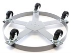 Drum Dolly 55 Gallon 5 Wheel Swivel Casters Heavy Steel Frame 1250 Lbs X2