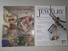 Vintage Jewelry Making Book   Magazine Lot Beading Wire Wrap Resin Polymer Clay
