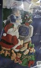 Bucilla Computer Checklist Felt Embroidery Christmas Stocking Kit 83954 