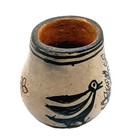 Vintage Santana   Marlene Melchor Santo Domingo Kewa Pueblo Pot Vase Miniature 