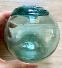 Vintage Japanese Glass Fishing Float 3 5in Kanji        Mark North Pacific