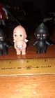 Kewpie Set Of 5 Vintage Yellow Black White