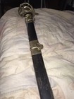 38 75  Calvary Csa Officer Etched Tempered Sword W Metal Scabbard   Gold Tassel