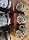 Vintage Avon Ceramic Beer Stein-collection-new In Box-lot Of 6