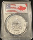 2019- W Pcgs Pr70 Silver Eagle Enhanced Reverse Proof Pride Of Two Nations Fdoi