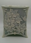 Gorgeous Blue Ornate Incolay Cameo Relief Cremation Urn -  butterfly Garden 