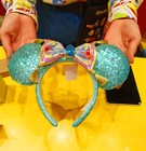 Disney Parks Spangle Mouse Ears Minnie Arabian Jasmine Aladdin Headband 2023