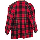 Vintage City Limits Jacket Womens Size Xl Red Plaid Wool Preppy Clueless 90s