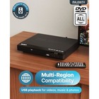 Majority 1080p Region Free Dvd Player Hdmi Usb Cd Mp3 Remote Rca Cables Black