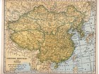 Chinese Republic Korea Antique Map 1921 China Peking Shanghai Asia Map