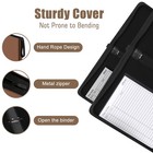 Brown Zipper Negative Page Album Acid-free Ring Binder For 135 120 4x5 8x10 Film