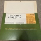 1960   s Disney Educational Print Posters School Safety 103 W folder No Easel