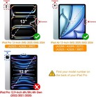  2 Pack  Screen Protector For Ipad Pro 13-inch  m4  2024 9h Tempered Glass Film