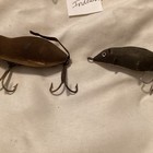 Huge Lot Vintage   Antique Fishing Lures Large Glass Eyes Jointed Etc