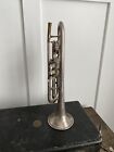 Vintage 1941 C g Conn Victor 80a Silver Cornet With Original Case