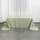 Sage Green Polyester 90x156  Rectangle Tablecloths Wedding Party Home Linens