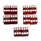 Orleans Las Vegas Casino Dice Lot 28 Red Transparent Serialized Craps Souvenir