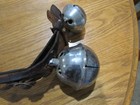 Vintage Original Horse Acorn Christmas Sleigh Bells And Strap