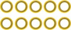 10 X 26-830749 Gearcase Oil Drain Plug Gaskets Screw Washers  Lower Unit   