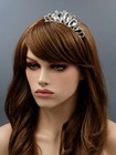Austrian Crystal Rhinestone Tiara Crown Comb Girl Kid Bridal Wedding Prom 05387