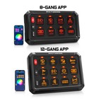 Mictuning Wireless Switch Panel 4 6 8 12 Gang Remote app Control Led Circuit Box
