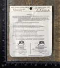 Vintage Statue Of Liberty Liberty Island New York Travel Souvenir Patch Mip 1970