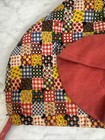 Vintage Handmade Mouse Tea Cozy Patchwork Quilted Red Cottagecore Kitchen Decor