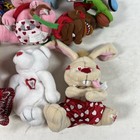 Vintage 90 s Meanies Infamous Meanies   Meanies Valentinebeanie Plush - Lot Of 9