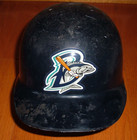 Bridgeport Bluefish Atlantic League Game Worn Used 1998 Batting Helmet