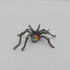 1984 Gallo Miniture Pewter Spider W crystal-like Gem Figurine