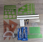 Lot Of Vintage Drafting Drawing Tools Engineering Staedtler   More