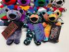 Vintage Grateful Dead Bean Bear Plush Lot Of 15 W  Tags -  Liquid Blue