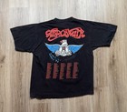 Vintage Aerosmith Get A Grip Band T-shirt Size Xl Double Sided Giant Rare Black