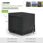Richie 420d Air Conditioner Cover Dhacc87-2bk-m Black 34  X 34  X 32 