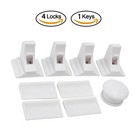 Magnetic Child Safety Cabinet Lock 4 Pack Baby Proofing Drawer Latch