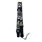 Adjustable Guitar Strap For Acoustic Electric Bass Violin Skeleton Embroidered