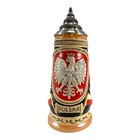 Polska Poland Le German Beer Stein  5l One New Mug Made In Germany Polish Eagle