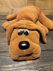 Tonka Pound Puppies Brown Dog Plush 18    1985 Stuffed Animal Toy   Small Puppy