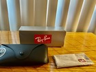 Nib New Ray Ban Genuine Black Sunglasses Eyeglasses Case  cloth Fast Shipping   
