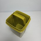 Vtg Tupperware Pickle Keeper 1330 3-piece Container Set Sheer Avocado Green 7 5 