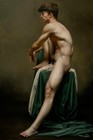 Hand Painted Original Oil Painting Art Portrait Male Men On Canvas 24 x36 