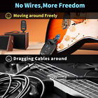 2 4ghz Audio Wireless Transmitter Receiver For Guitar Bass Electric Instruments
