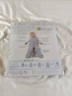 Halo Sleep Sack Wearable Blanket Fleece Navy Blue Travel Time Print Sz S  0-6   