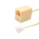 Ivory Almond 25ft Home Telephone Line Extension Cord Phone Cable Wire Rj11 Vwltw